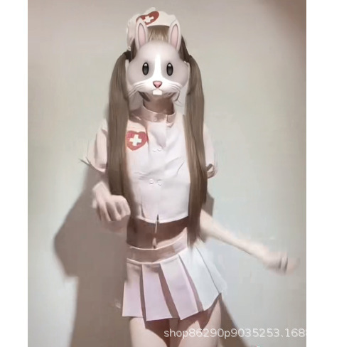 Sexy Nurse Costume Outfit - Hot Role Play Lingerie Set, Easy-On Seductive Uniform for Adults - Pink Set