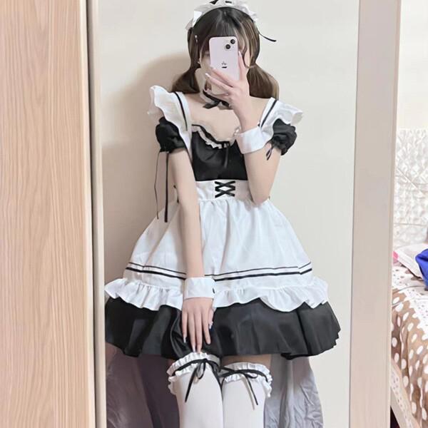 Miracle nikki maid costume cosplay dress - cute lolita servant outfit for women & crossplay