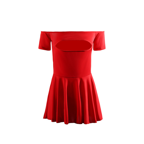 Sexy sheer sleep dress with uniform style, no-remove design, perfect for pure temptation outfits.