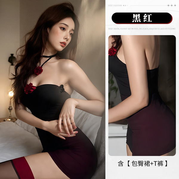 Sexy Student Uniform Set - JK Style Plaid Pleated Skirt & Top, Cute Yet Seductive Outfit for Adults - TB 8586L