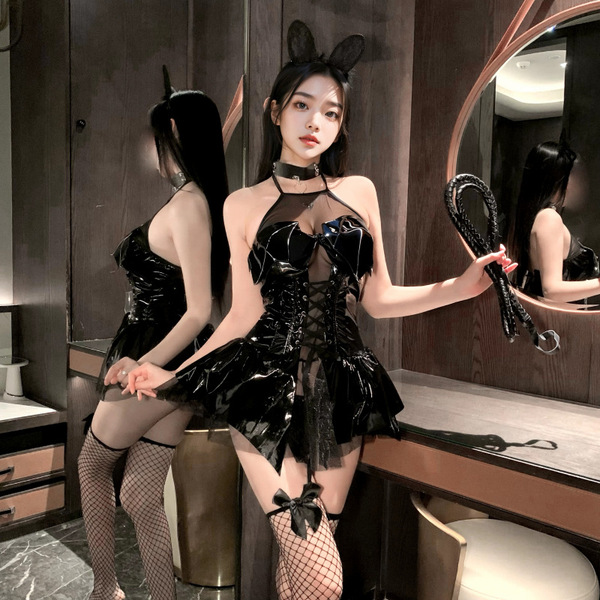 OL Teacher JK Cat Costume Set - Sexy Maid & Cheongsam Lingerie Outfit for Cosplay & Role Play - Little Devil