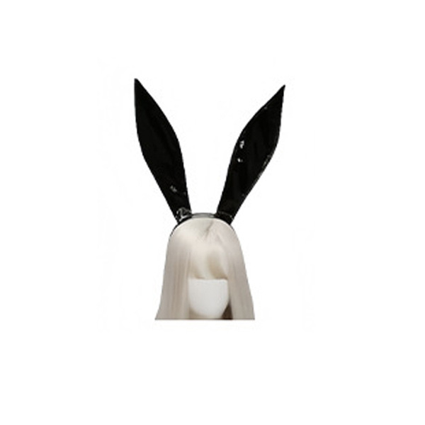 Sexy Bunny Girl Latex-Style Bodysuit - Cute & Alluring Lingerie for Playful Romance - Single ear