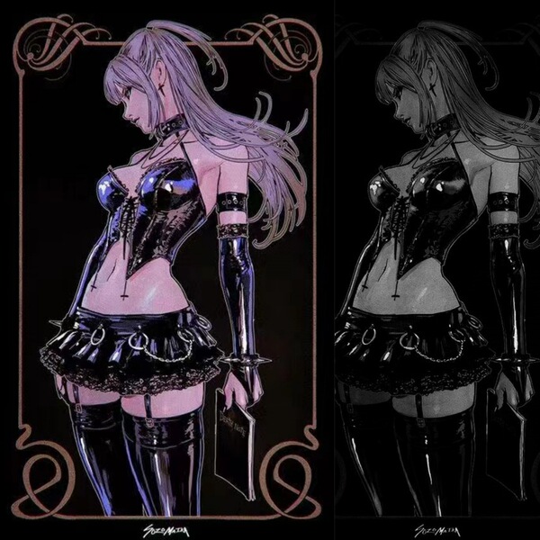 Glow cloud sexy latex-look lingerie featuring a cute demon cosplay design with cutout bra, ties, and pu leather panty set.