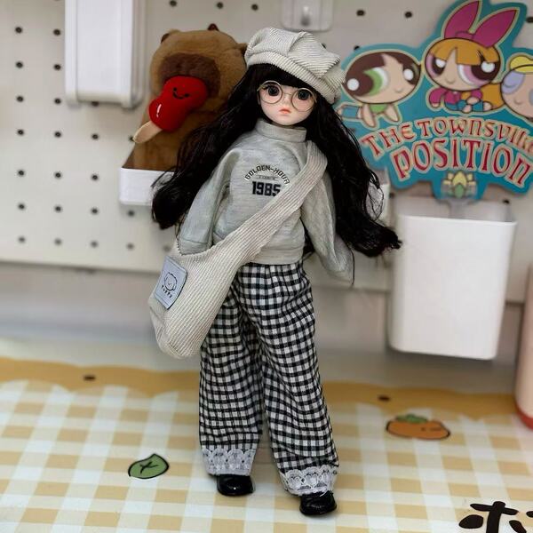30cm BJD Doll 6-Part Jointed Doll Toy Set with Cute Outfits – Wholesale Price - Harajuku CC