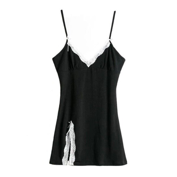 Pure & playful lingerie sleep set – sexy sheer sleep dress for women, romantic nightwear collection with lace details and del...