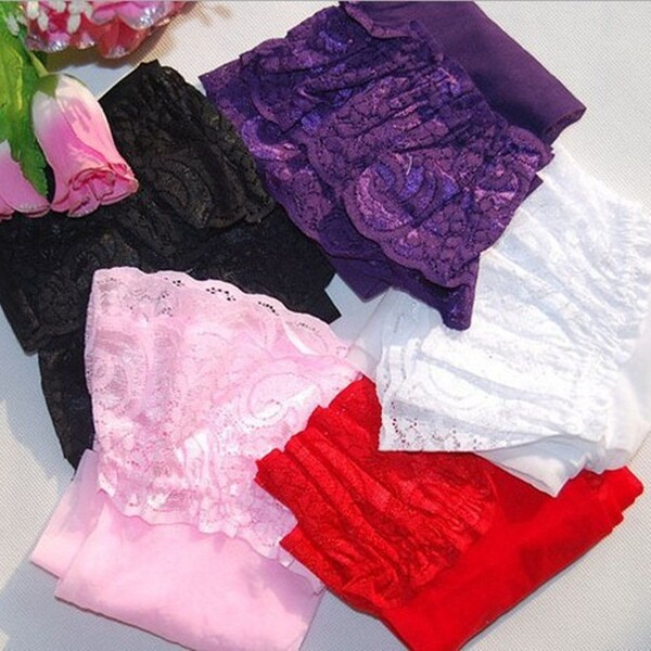 Elegant sheer lace thigh high stockings for women in vibrant colors, perfect for adding a touch of sophistication and allure ...