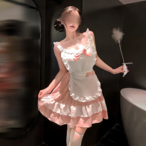 Plus Size Cute Lingerie Dress - Sweet Girlie Pettiskirt, Cupcake Skirt & Maid Outfit for Curvy Women - Sweet Maid Pink