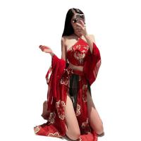 New Classical Chinese Bodice Set - Vintage Hanfu Silk Belly Wrap & Tempting Pure-Yu Style Lingerie for Plus Size 200 lbs thumbnail