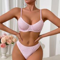 2024 Summer Floral Lace Lingerie Set – Wire-Bra Knit Sexy Two-Piece Outfit, European Style thumbnail