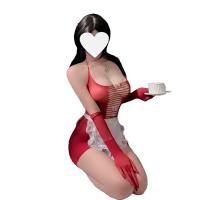 2025 Sexy Lingerie Bodysuit Set – Seductive Maid-Themed Sheer Mesh Outfit with Lift & Shape Design thumbnail