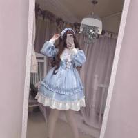 2026 Cute Sweet Lolita Dress for Women – Elegant Long Sleeve Party & Performance Dress thumbnail