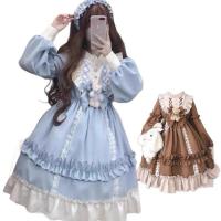 2026 Cute Sweet Lolita Dress for Women – Elegant Long Sleeve Party & Performance Dress thumbnail