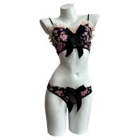 Adorable & Alluring Women's Lingerie Set - Bare-Chest, Bare-Butt Pure-Seduction 3-Piece No-Remove Outfit thumbnail