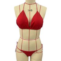 Yefeiyi Sexy Lace Bra Set with Padded Cups - European Style Bikini Set, Women's 3-Piece Lingerie & Swimwear thumbnail