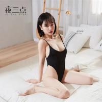 Suoqing Ice Silk Swimsuit Lingerie - Sexy 72D Tight-Fit Cooling Summer Bodysuit for Women thumbnail