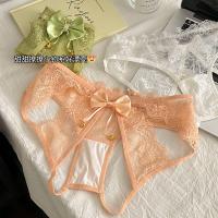Lace Thong Panties for Women - Sexy Open-Crotch Sheer Lace Underwear, Plus Size 80-170 lbs, Hot Foreign Trade Style thumbnail