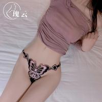 HUDIE Pure & Sexy Lace Bikini Panties for Women – Detachable Bow Low-Rise Triangle Underwear thumbnail