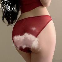 Guiyun Sensual Silk Lace Bikini Panties - Sheer Cutout Low-Rise Butterfly Knot Women's Underwear thumbnail
