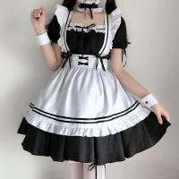 Adorable Japanese Lolita Maid Dress - Soft Kawaii Anime Costume for Daily Wear, Cosplay & Stage Performance thumbnail