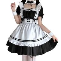 Adorable Japanese Lolita Maid Dress - Soft Kawaii Anime Costume for Daily Wear, Cosplay & Stage Performance thumbnail