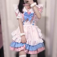 Adorable Japanese Lolita Maid Dress - Soft Kawaii Anime Costume for Daily Wear, Cosplay & Stage Performance thumbnail