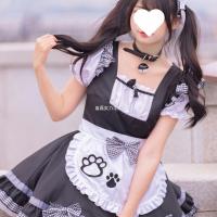 Adorable Maid Costume for Women - Kawaii Cat Lolita Dress, Japanese Anime Cosplay Outfit with Petticoat & Accessories thumbnail