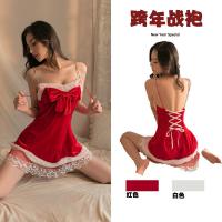 Airus Airy Sensual Low-Cut Christmas Nightgown Set – Sexy Holiday Lingerie for Women thumbnail