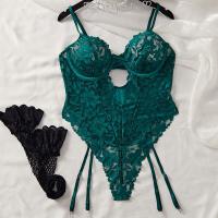 Amazon New Lace Temptation Lingerie Set - Open-Crotch Bodysuit & Sexy Sleepwear for Women thumbnail