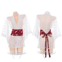 Ancient Chinese Hanfu Robe Set - Qin-Han Dynasty Inspired Drag-Tail Court Dress with Matching Lingerie & Kimono Style thumbnail