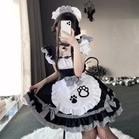 Anime Maid Costume Dress - Cute Lolita Cosplay Outfit for Halloween, Anime Conventions & Roleplay thumbnail