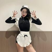 Anime Maid Lingerie Set - Cute Cosplay Uniform & Sexy Sleep Dress, Lolita Style One-Piece Outfit thumbnail