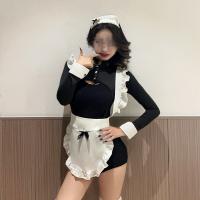 Anime Maid Lingerie Set - Cute Cosplay Uniform & Sexy Sleep Dress, Lolita Style One-Piece Outfit thumbnail