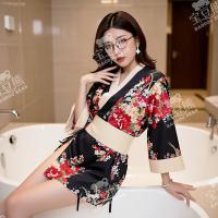BaoDouBear Japanese-Style Lingerie Set for Women – Seductive Kimono-Inspired Sexy Costume Outfit thumbnail