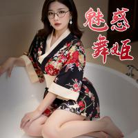 BaoDouBear Japanese-Style Lingerie Set for Women – Seductive Kimono-Inspired Sexy Costume Outfit thumbnail