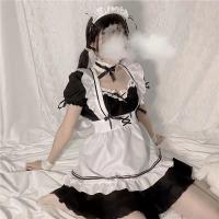Black and White Maid Dress for Women - Cute Lolita Cosplay Costume, Plus Size JK Uniform Style thumbnail