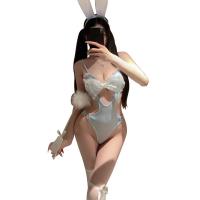 Butterfly Bunny Costume Set - Sweet Sexy Lingerie Bodysuit for Small Bust, Cute Temptation Outfit thumbnail