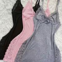 Butterfly Knot Split Slit Cami Sleep Dress – Sexy Lingerie-Inspired Pure & Tempting Nightwear for Women thumbnail