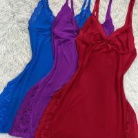 Butterfly Knot Split Slit Cami Sleep Dress – Sexy Lingerie-Inspired Pure & Tempting Nightwear for Women thumbnail