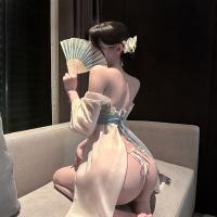 Chao Mu Lingerie Set - Elegant Chinese-Inspired Sexy Sweet Underwear for Women, Premium Silk-Look Sensual Outfit thumbnail