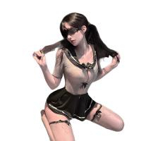 Chaomu JK Sailor Outfit - Seductive Sheer Mesh Bodysuit for Playful, Pure-Yet-Sensual Style thumbnail