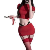 Chaomu Sexy Lingerie Set - Secretary Style Pure-Delight Seductive Women's Intimate Wear, High-End QQNY Design thumbnail