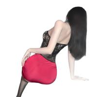 Chaomu Sexy Strapless Bodysuit - Pure & Tempting High-Waisted Lace Chemise for Women, Seductive Lingerie Set thumbnail