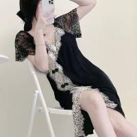 Cherry Romance Lingerie Set - No-Remove Pure Temptation Sheer Sleep Dress, Chinese Chic Bedroom Wear thumbnail