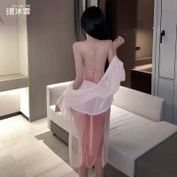 Chinese Ancient Hanfu Lingerie Set – Embroidered Seductive Bodice Sleepwear & Uniform-Inspired Temptation Outfit thumbnail