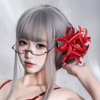 Chinese Floral Hair Clip Set – Sexy Pure-Chic Flower Hairpins for Buns, Side Braids & Ponytails thumbnail