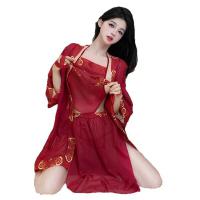 Chinese Style Hanfu Bodice Sleep Dress - Sheer Chiffon Qqny Lingerie Nightgown for Women thumbnail