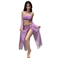 Chinese-Style Sexy Lingerie Set for Women – Silk Belly Dance Doudou, Cosplay Hanfu Sleepwear & Bedroom Outfit thumbnail