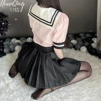 New Collegiate JK Skirt Set - Sexy Sailor Uniform Costume for Women, Schoolgirl Role Play Outfit thumbnail