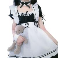 Custom Maid Costume Cosplay Dress - Cute Japanese Lolita Servant Outfit for Women thumbnail