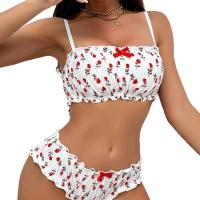 Cute Bear Sexy Lingerie Set - Strawberry Sheer Two-Piece Outfit for Couples thumbnail